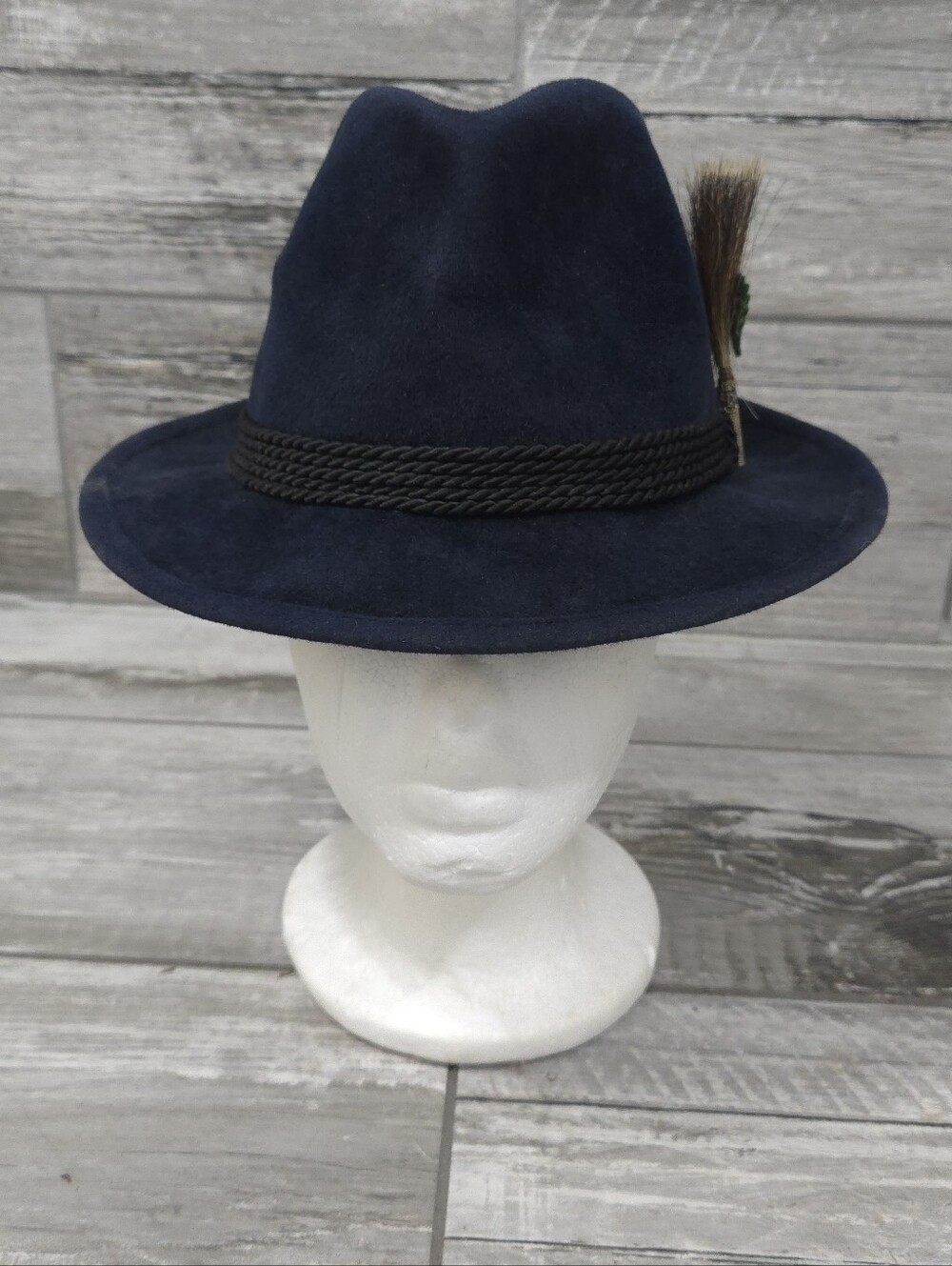Vintage Handcrafted ORIGINAL ISCHLER HUT T-Alpine/Tyrolean Style Trachten Hat - Picture 3 of 16